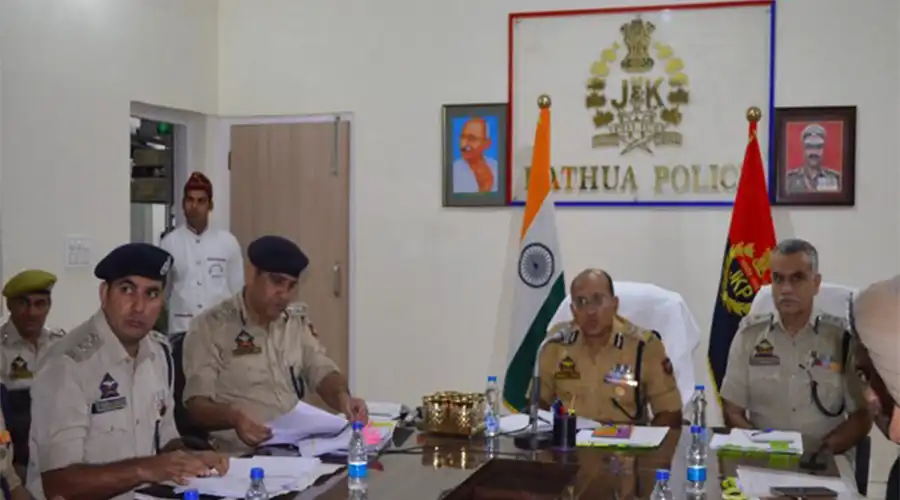 Jammu zone IGP reviews security situation in Kathua district