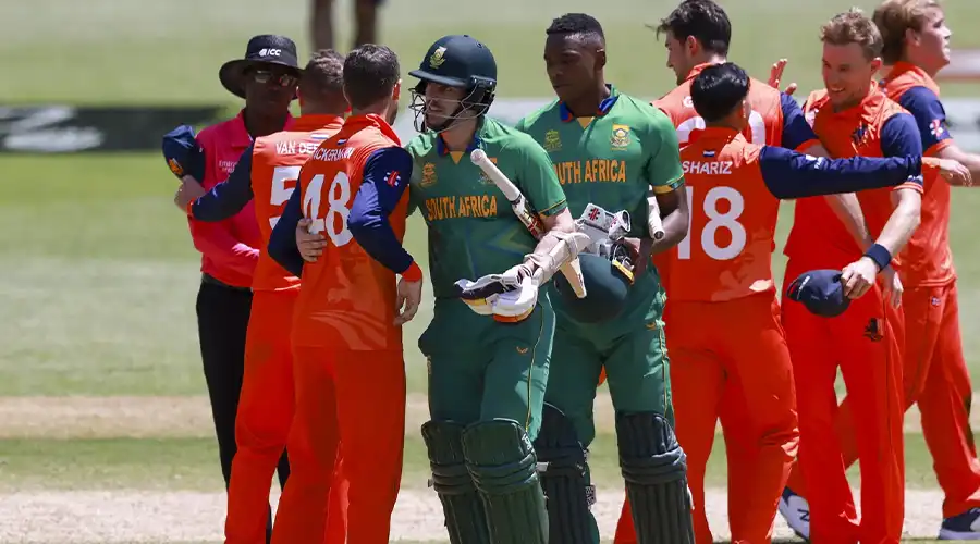 Netherlands thrash South Africa by 38 runs, cause second big upset of World Cup