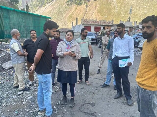 DG Rural Sanitation visits Baltal, reviews preparations for Shri Amarnathji Yatra