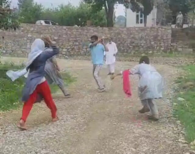 Viral Video Sparks Outrage in Rajouri: Men Assault Women in Land Dispute