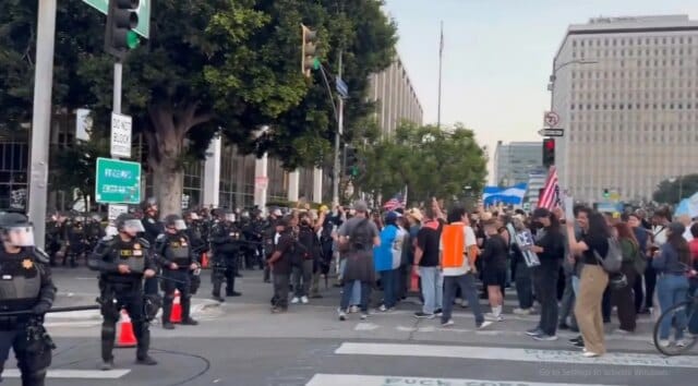 Nearly 400 arrested in Los Angeles immigration protests