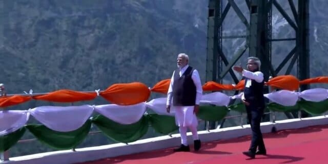 PM Modi set to inaugurate Chenab railway bridge PM Modi set to inaugurate Chenab railway bridge