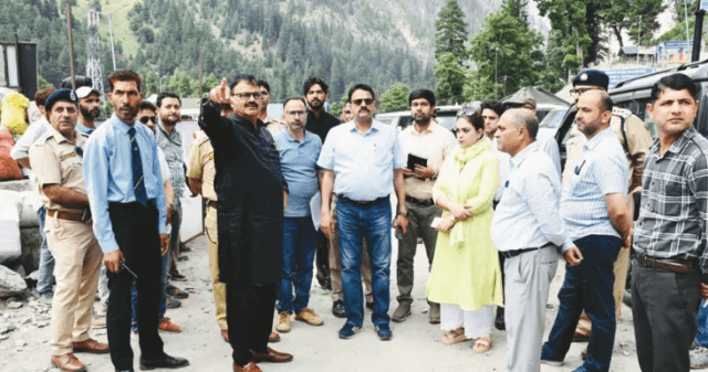Minister Javed Rana reviews Amarnath Yatra arrangements at in Ganderbal Minister Javed Rana reviews Amarnath Yatra arrangements at in Ganderbal