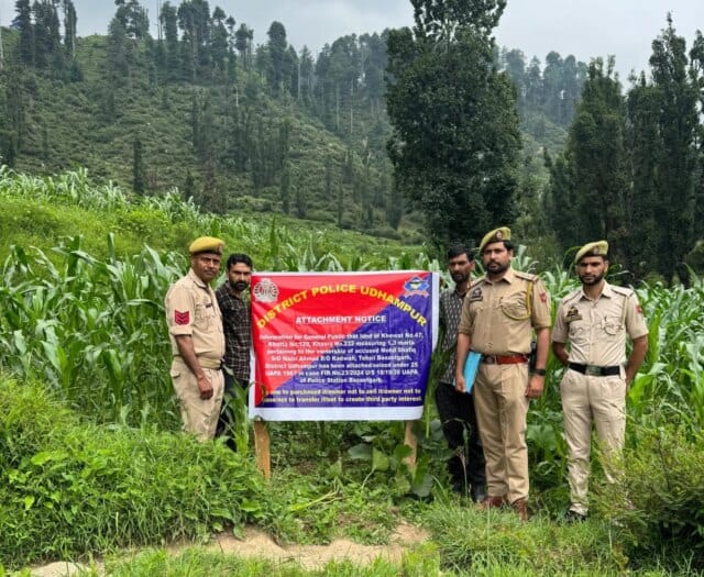 Immovable property of terror accused attached in Udhampur: Police