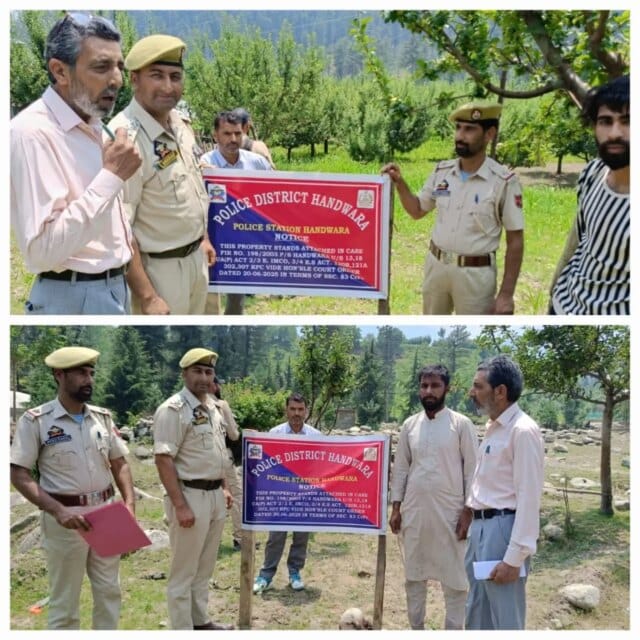 Police attach property of Pakistan-based terror handlers in Handwara