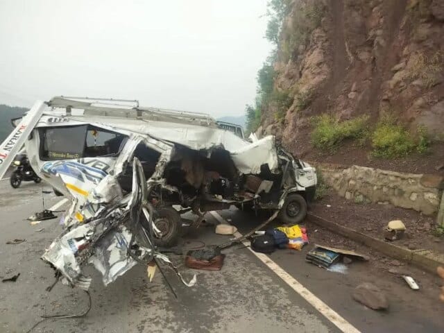 Two killed, nine injured in head-on collision between tempo traveller and mini truck in J&K’s Rajouri