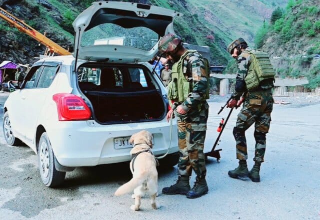 Police in Jammu intensify security ahead of Amarnath Yatra Police in Jammu intensify security ahead of Amarnath Yatra