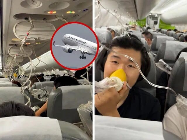 Japan Airlines' Boeing 737 plummets sharply, Passengers wrote goodbye letters Japan Airlines' Boeing 737 plummets sharply, Passengers wrote goodbye letters