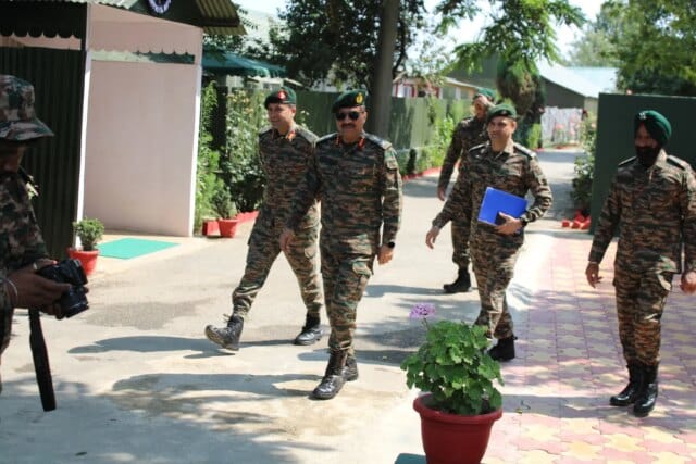 COS Northern Army Command reviews security situation, operational readiness in south Kashmir