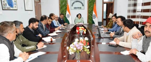 DC Udhampur reviews Good Governance Index performance