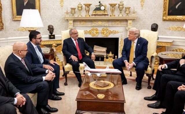 Trump meets Gulf leaders at White House following Israeli strikes on Syria