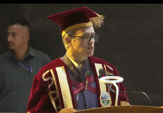 CM Omar at SKAUST-K Convocation J&K's future lies in hands of young scientists: CM Omar at SKAUST-K Convocation