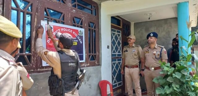 Police attach property worth lakhs under NDPS Act in Kulgam