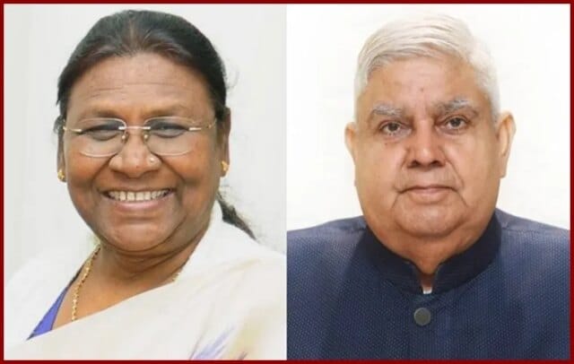 President Murmu accepts Jagdeep Dhankhar's resignation