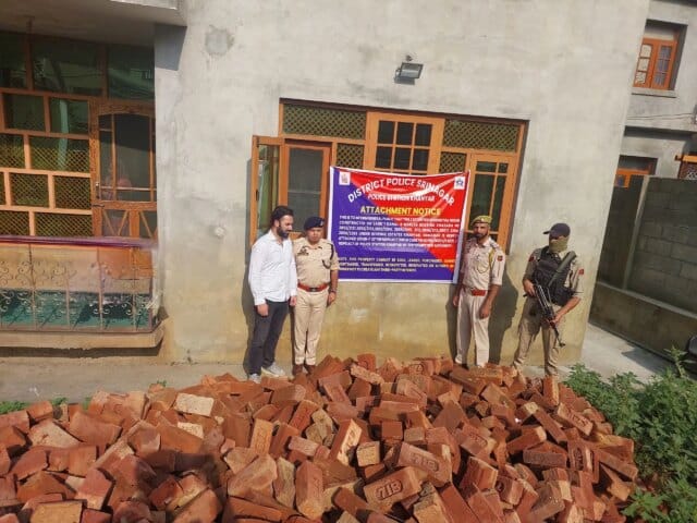 Srinagar Police attaches property worth Rs 1.5 crores under NDPS Act