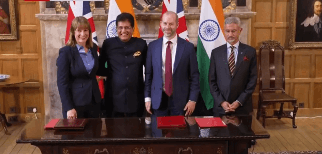 India, UK ink historic trade deal