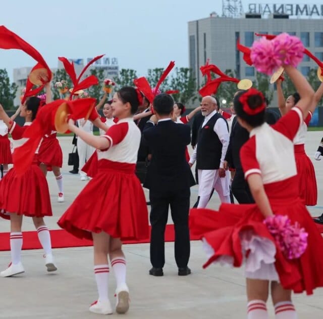 PM Modi lands in China after gap of 7 years; PM Modi lands in China after gap of 7 years; all eyes on his talks with President Xi on Sunday