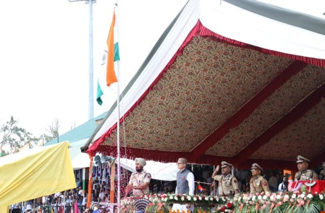 Omar attends I-Day event in Srinagar, first elected CM in 8 years to unfurl tricolour in JK