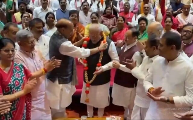 PM Modi, top BJP leaders attend NDA Parliamentary meeting