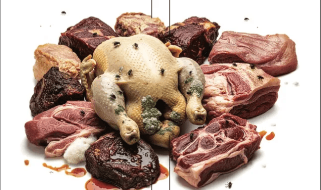 Srinagar Police, Food Safety Wing seize rotten meat in citywide raids