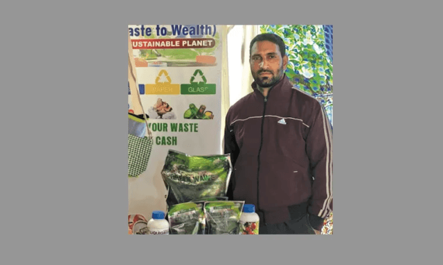 A young Kashmiri engineer is turning waste into wealth