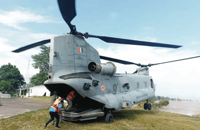 IAF choppers pressed into service, 90 people rescued from flooded areas in Jammu
