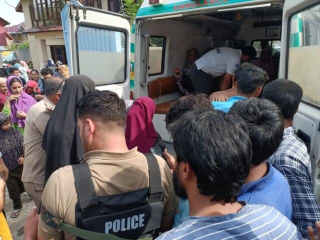 Over two dozen women injured as house collapses during religious gathering in Handwara