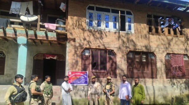 Anantnag Police attach property of drug peddler under NDPS Act Anantnag Police attach property of drug peddler under NDPS Act