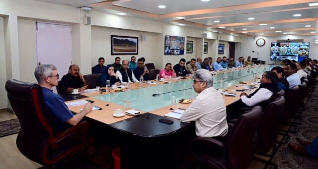 CM Omar chairs meeting to review post-flood scenario in J&K