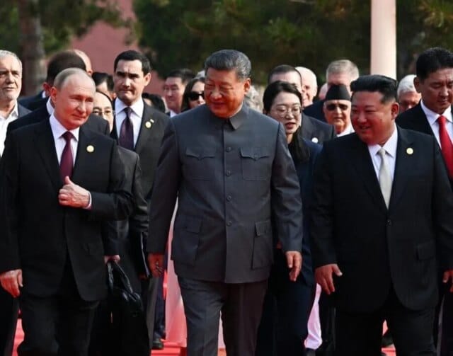 China unveils advanced weapons at military parade attended by Putin and Kim