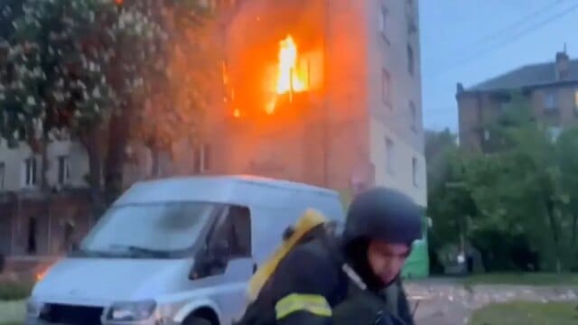 Russia hits Kyiv with drones, missiles, killing at least 2