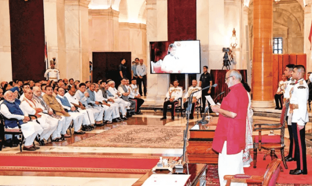 C P Radhakrishnan takes oath as 15th Vice President of C P Radhakrishnan takes oath as 15th Vice President of India