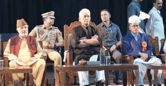 LG Sinha summons J&K Legislative Assembly session on October 23 LG Sinha summons J&K Legislative Assembly session on October 23