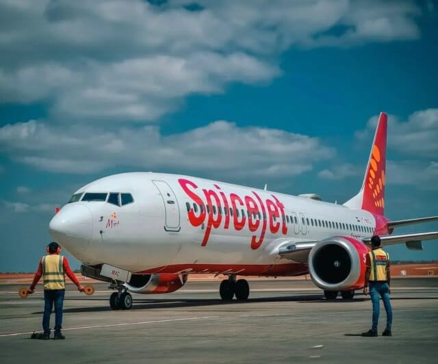 SpiceJet's Kathmandu-bound plane faces suspected tailpipe fire at Delhi airport