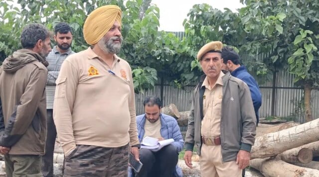 Handwara timber smuggling busted; 2 forest officials face suspension over negligence