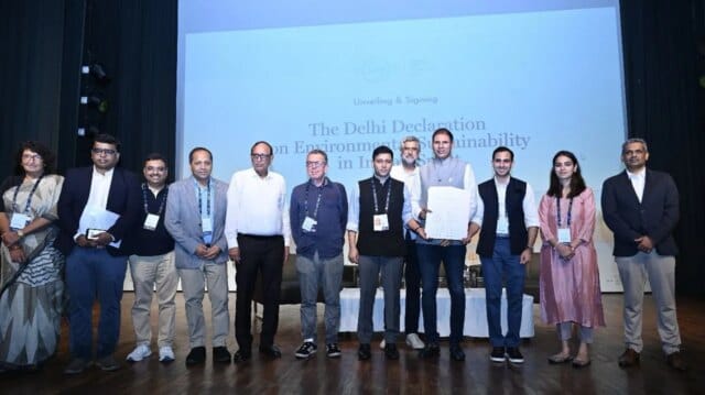Delhi Declaration on environmental sustainability in Indian sport signed at Delhi Declaration on environmental sustainability in Indian sport signed at Climate 11 Summit