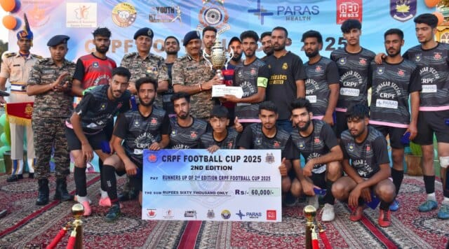 2nd Edition of CRPF Football Cup 2025 concludes in Srinagar