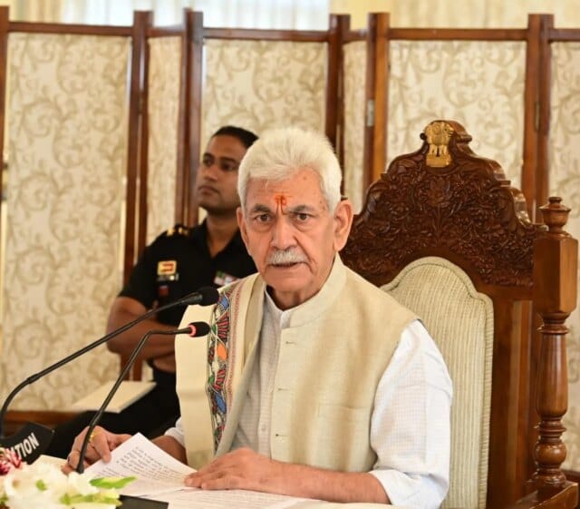 J-K LG Sinha appeals tourists to visit 'crown jewel of India'