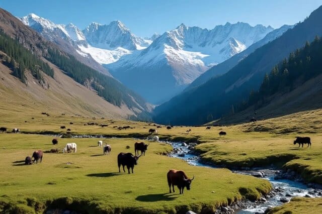 Month after 2 dozen cattle strayed across LoC, Gurez villagers seek return