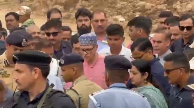 CM Omar visits Tharad in J-K's Udhampur, reviews ongoing restoration CM Omar visits Tharad in J-K's Udhampur, reviews ongoing restoration works on Jammu-Srinagar Highway