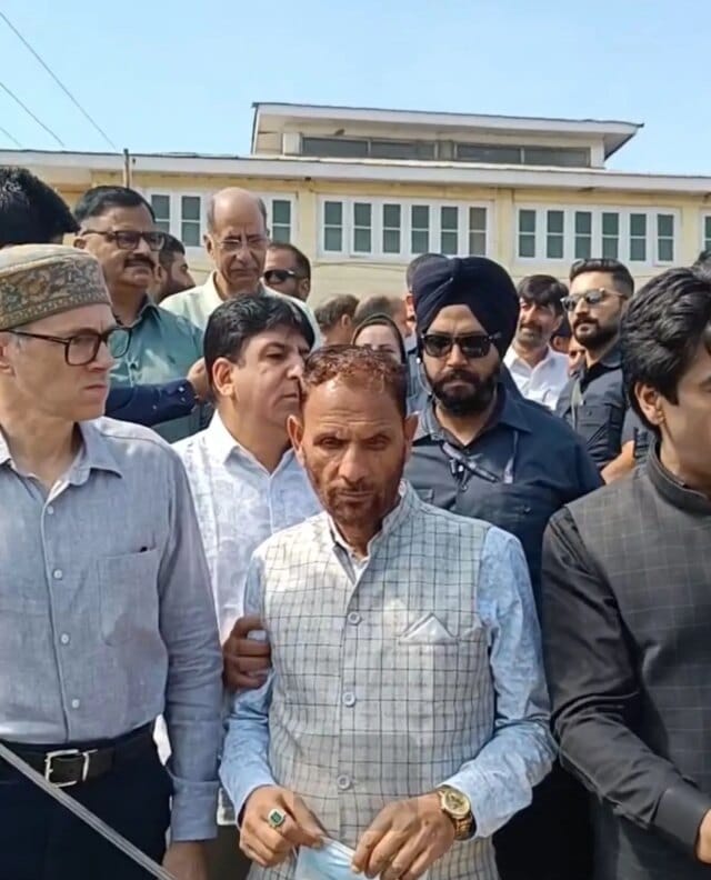 CM Omar Abdullah visits flood-hit Anantnag areas to assess damage