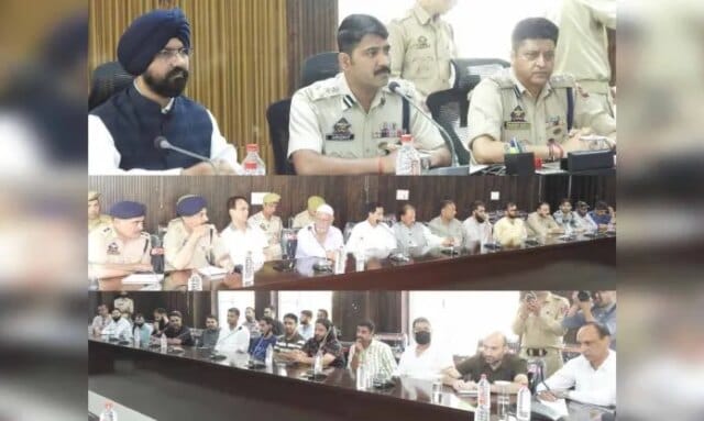 Authorities hold meeting with traders, transporters to restore peace in Doda