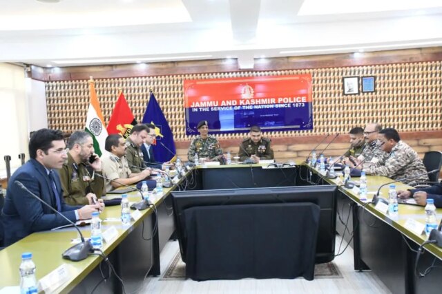 IGP Kashmir chairs security review meeting in Srinagar