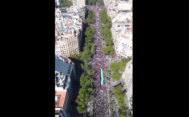 Marches in Rome, Barcelona, Madrid protest Israel's military campaign in Marches in Rome, Barcelona, Madrid protest Israel's military campaign in Gaza