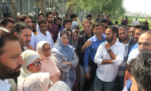 Mehbooba Mufti urges authorities to preserve playgrounds for youth