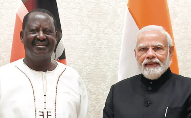 PM Modi condoles death of former Kenyan PM Raila Odinga PM Modi condoles death of former Kenyan PM Raila Odinga