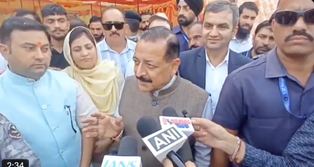 Alternative places to be identified in Ramban to resettle people Alternative places to be identified in Ramban to resettle people in vulnerable areas: Jitendra Singh