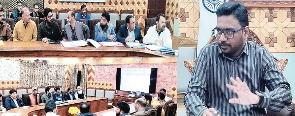DC Kupwara review progress under HADP, JKCIP schemes DC Kupwara review progress under HADP, JKCIP schemes