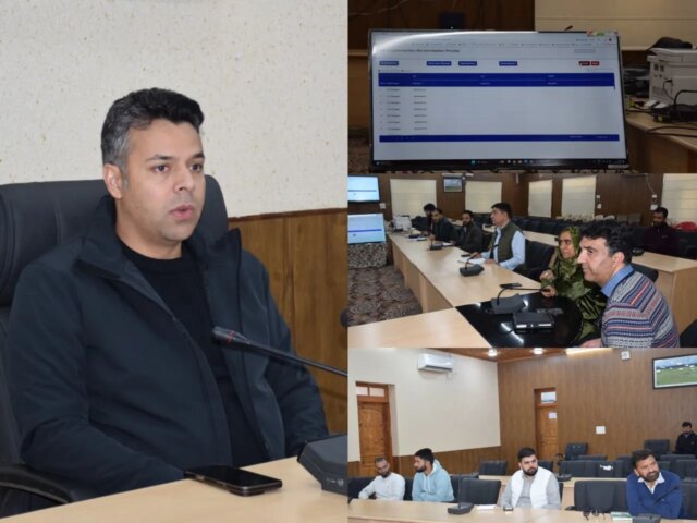 Supplementary randomisation of EVMs conducted in Budgam Supplementary randomisation of EVMs conducted in Budgam