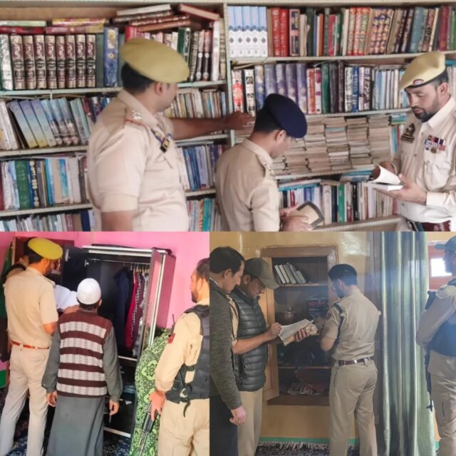Police conduct searches at residences of Jama’at, Hurriyat (G) members in Shopian